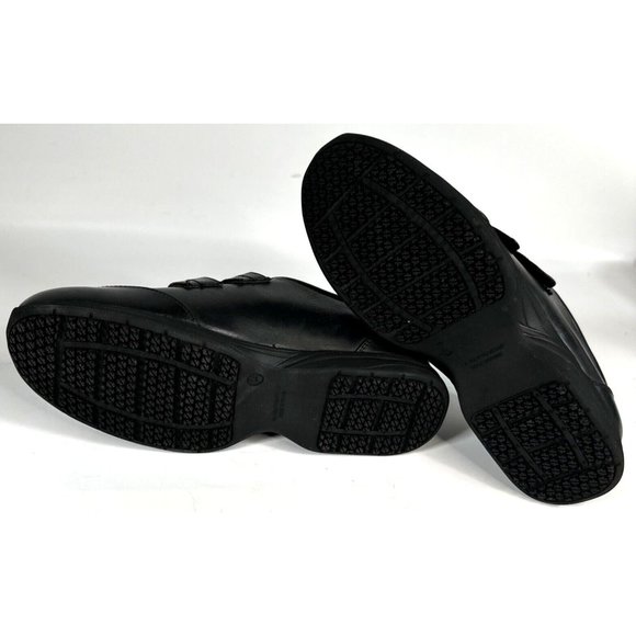 Safety Zone Women's Work Shoes Size 7W Oil & Slip Resistant Non Marking Black - Picture 7 of 8